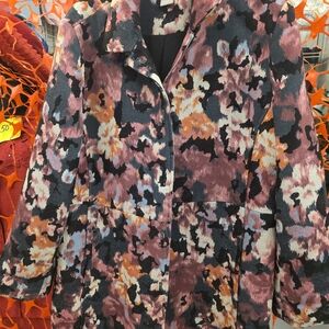 Chico's Vibrant Multicolor Teddy Jacket